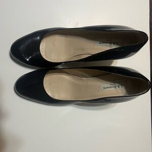 LK Bennett Black Patent Flats